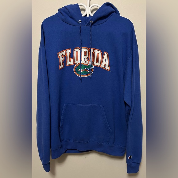 Champion Other - Champion Men’s Blue Florida Gators Sweater Hoodie - Size L Stitched Logo